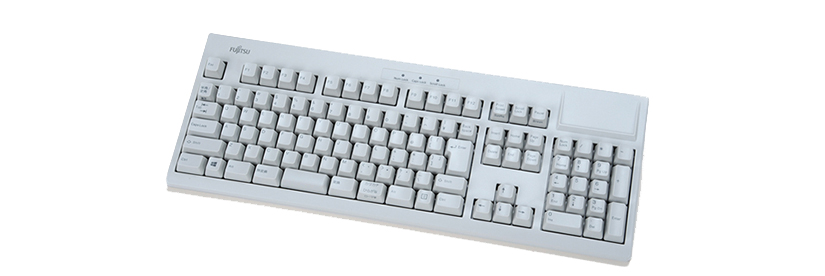 FUJITSU Libertouch キーボード USB・108キーかななし日本語配列・ライトグレー FUJITSU Libertouch キーボード USB・108キーかななし日本語配列・ライトグレー