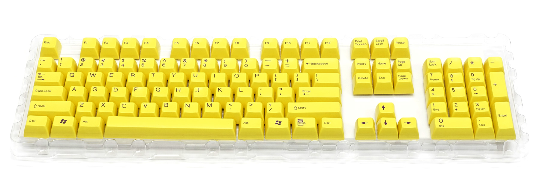 Majestouch専用104英語配列・2色成型カスタムキーキャップセット黄 Majestouch専用104英語配列・2色成型カスタムキーキャップセット黄