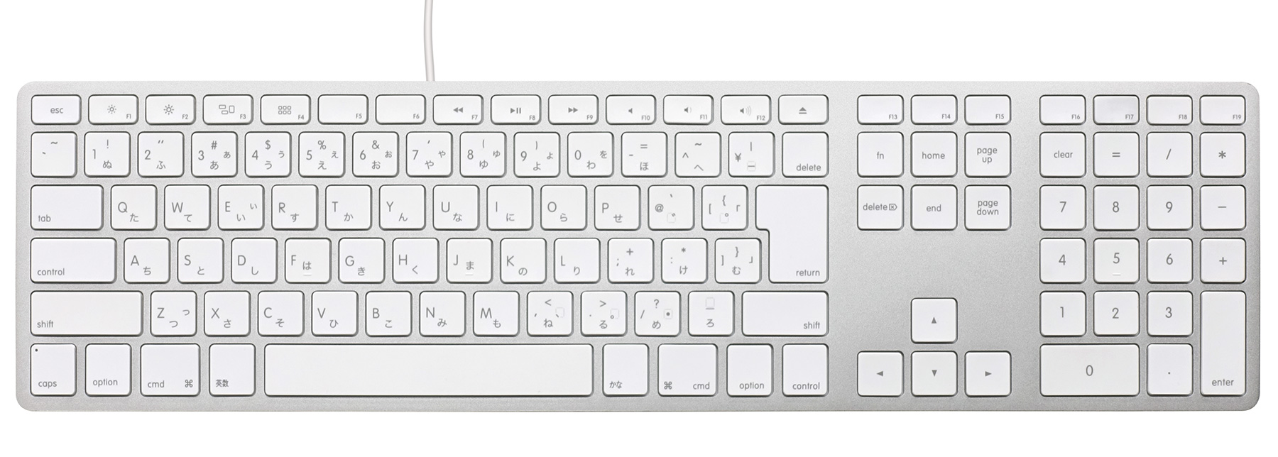 Matias Wired Aluminum keyboard for Mac - Silver 日本語配列