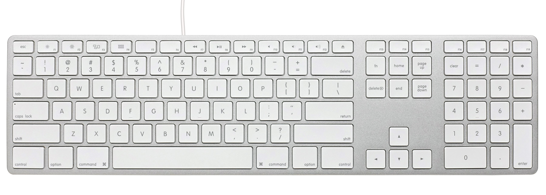 Matias Wired Aluminum keyboard for Mac - Silver 英語配列