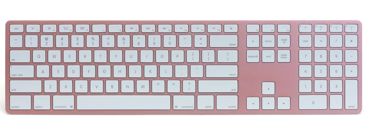 Matias Wireless Aluminum Keyboard - Rose Gold 英語配列