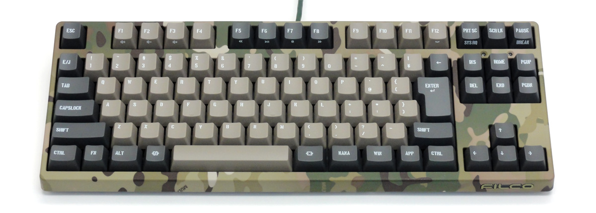 Majestouch 2 Camouflage-R CHERRY MX SILENTスイッチ・テンキーレス・かななし