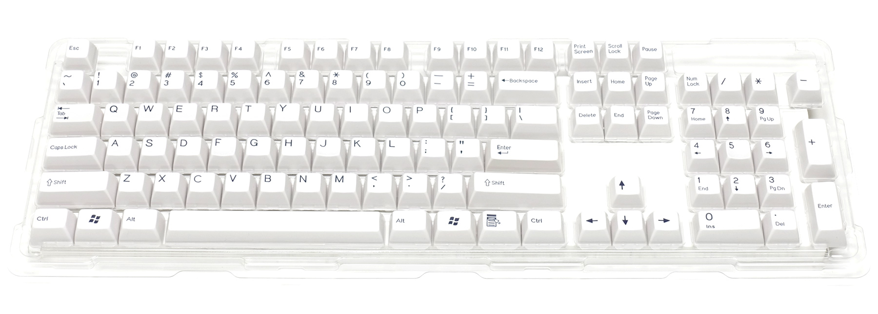 Double-shot keycap set for Majestouch 2 / White