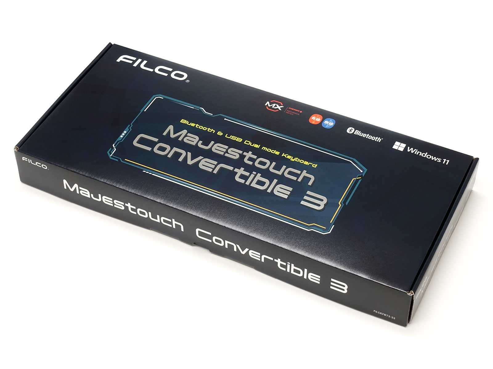 Majestouch Convertible 3 color box for full size keyboard